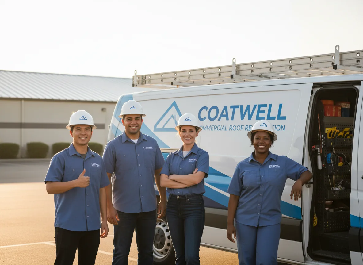 Commercial roof coating company in Rodney, IA